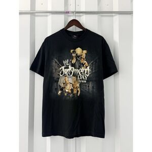 Vintage 2008 WWE Authentics Men's Judgement Day Promo T-shirt sz L